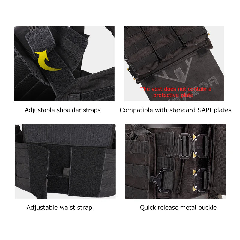 Quick Release 4 Plate Carrier - YK