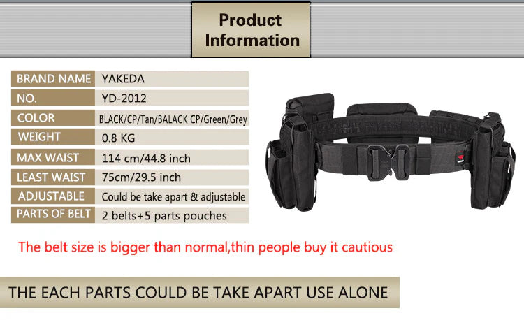 Tactical Belt-Combat-YK