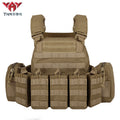 Standard Velcro 4 Plate Carrier w/Hydro - YK BROWN